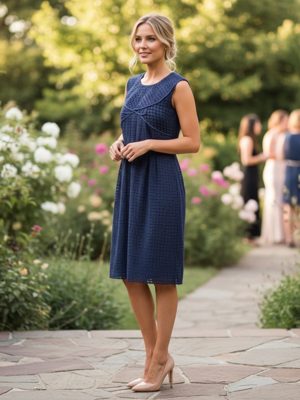 Iris & Ink eyelet‎ dress size 2